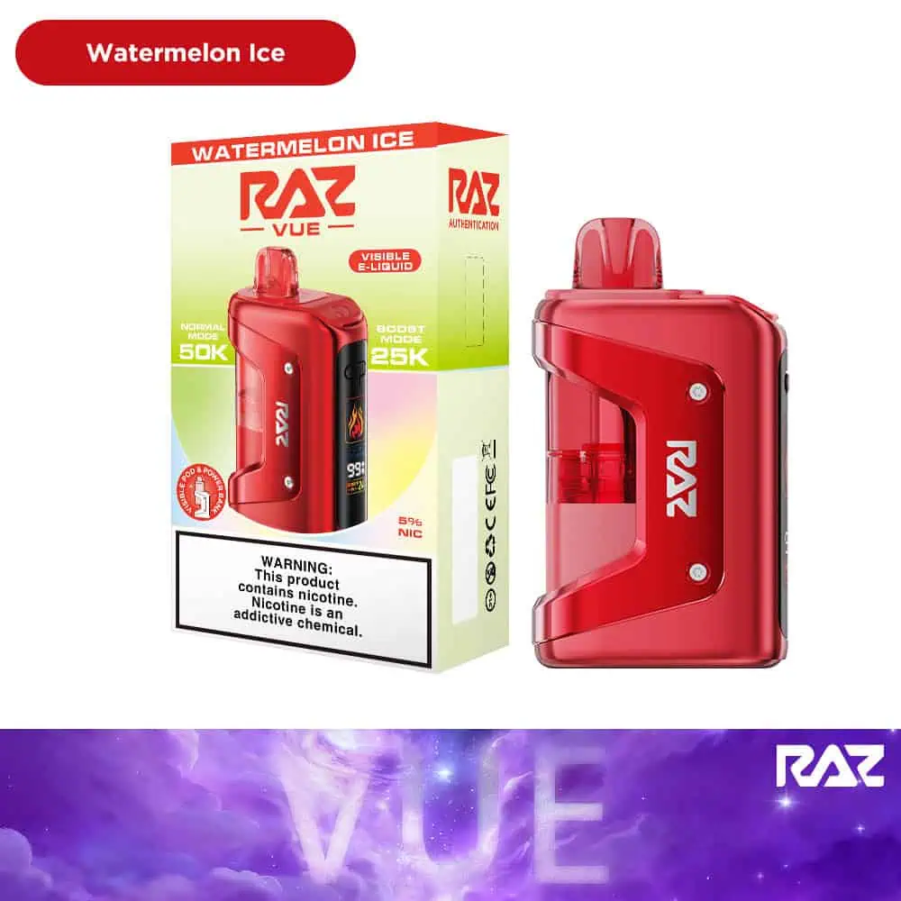 Raz Vue 50k Puffs Disposable Vape Device Kit
