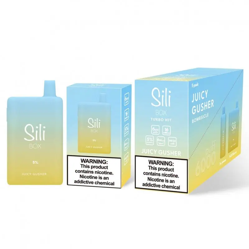 Sili Box Turbo Hit 6000 Puffs Disposable Vape Device