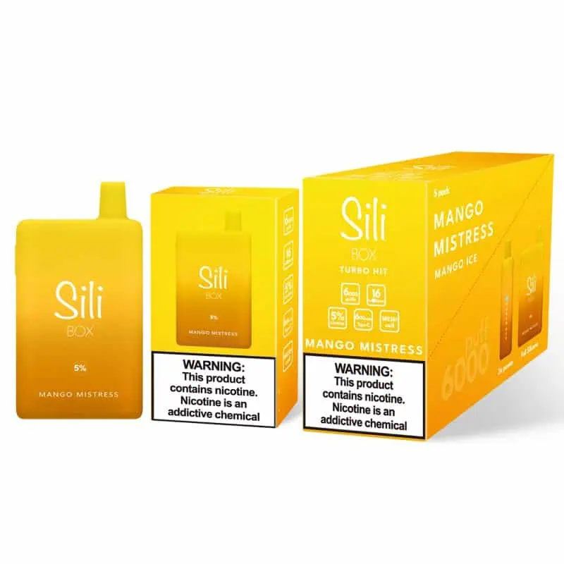 Sili Box Turbo Hit 6000 Puffs Disposable Vape Device