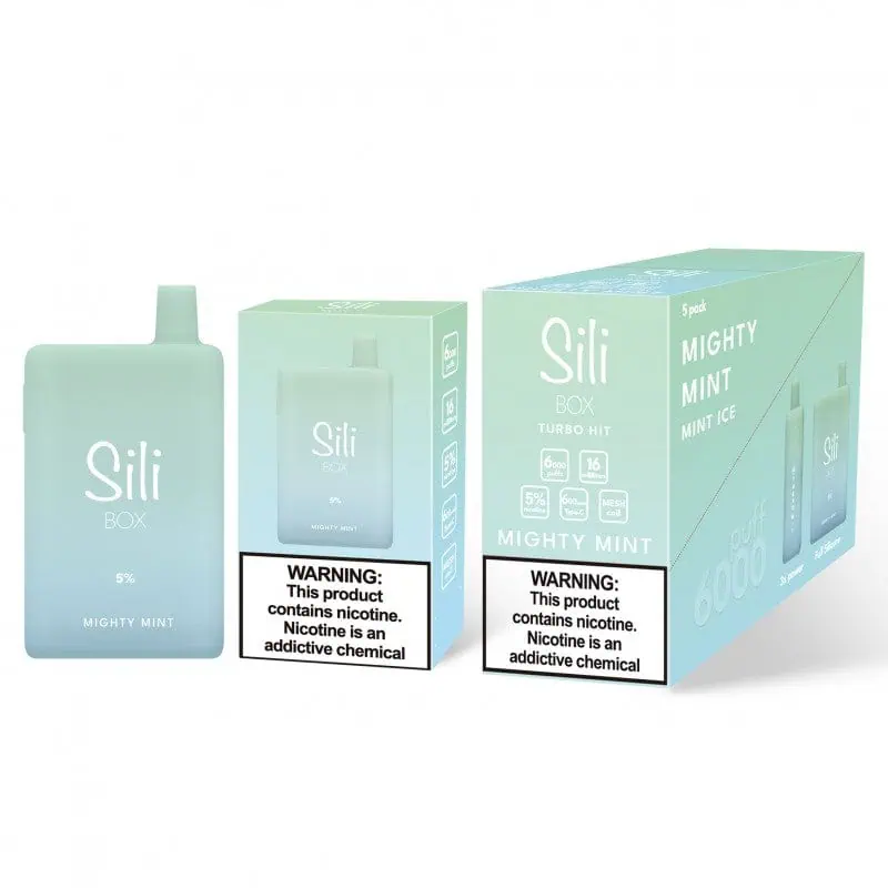 Sili Box Turbo Hit 6000 Puffs Disposable Vape Device