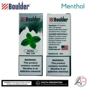 Boulder Menthol E-Liquid 10mL