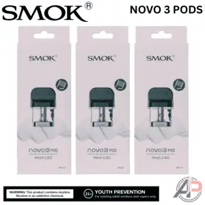 Smok Novo 3 Replacement Pods 3 Pack