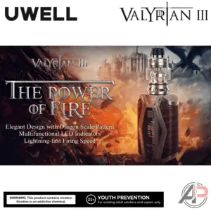 Uwell Valyrian 3 200W Box Mod Starter Kit Device
