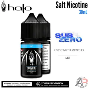 Halo Subzero X Strength Menthol Salt Nicotine 30mL