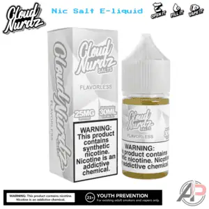 Cloud Nurdz Flavorless E-Liquid 100mL