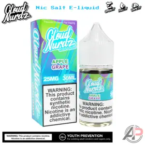 Cloud Nurdz Apple Grape Iced E-Liquid 100mL