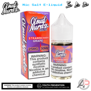 Cloud Nurdz Strawberry Grape E-Liquid 100mL