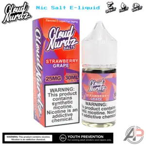 Cloud Nurdz Strawberry Grape E-Liquid 100mL