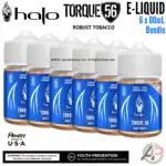Halo Torque 56 Robust Tobacco E-Liquid 60mL 6 Bottle Bundle Box