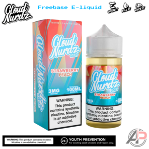 Cloud Nurdz Strawberry Peach Iced E-Liquid 100mL