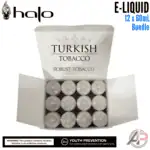 Halo Turkish Tobacco E-Liquid 60mL 12 Bottle Bundle Box