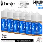 Halo Turkish Robust Tobacco E-Liquid 60mL 6 Bottle Bundle Box