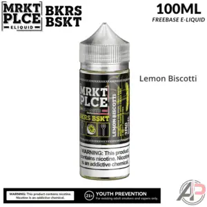 MRKT PLCE Lemon Biscotti BKRS BSKT E-Liquid 100mL