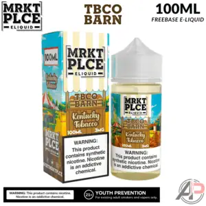 MRKT PLCE Kentucky Tobacco TBCO BARN E-Liquid 100mL