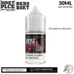 MRKT PLCE Strawberry Biscotti BKRS BSKT Salt Nicotine 30mL