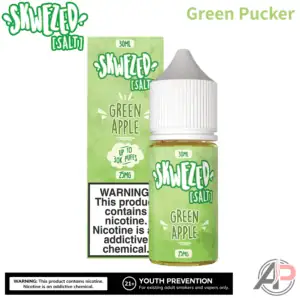 Skwezed Green Apple Green Pucker Salt Nicotine 30mL