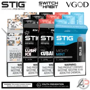 Vgod Stig Disposable Vape Device 3 Pack