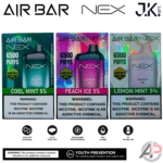 Air Bar Nex 6500 Puffs Disposable Vape Device