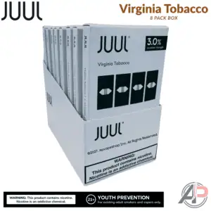 JUUL Pods Virginia Tobacco Wholesale Case Virginia Tobacco 3.0%