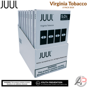 JUUL Pods Virginia Tobacco Wholesale Case Virginia Tobacco 5.0%