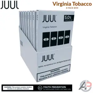 JUUL Pods Virginia Tobacco Wholesale Case Virginia Tobacco 5.0%
