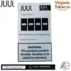 JUUL Pods Virginia Tobacco 4 Pod Pack
