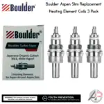 Boulder Aspen Slim Replacement Heating Element Coils 3 Pack