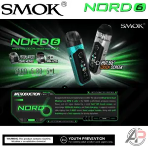 Smok Nord 6 80w Pod System Starter Kit Device