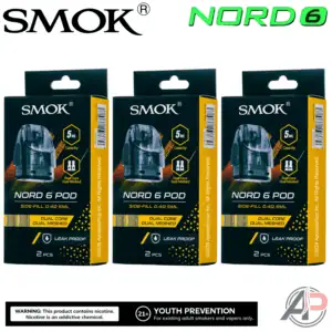 Smok Nord 6 Replacement Pods 2 Pack