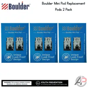 Boulder Mini Pod Replacement Pods 2 Pack