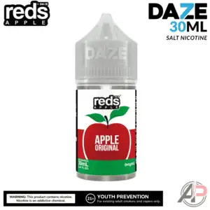 7 Daze Reds Apple Original Salt Nicotine 30mL