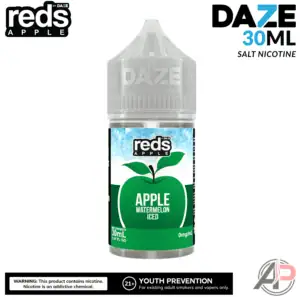 7 Daze Reds Apple Watermelon Iced Salt Nicotine 30mL