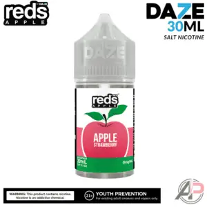 7 Daze Reds Apple Strawberry Salt Nicotine 30mL