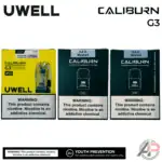 Uwell Caliburn G3 Replacement Pods 4 Pack