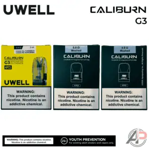 Uwell Caliburn G3 Replacement Pods 4 Pack