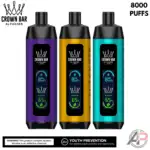 Al Fakher Crown Bar 8000 Puffs Pro DTL Disposable Vape Device