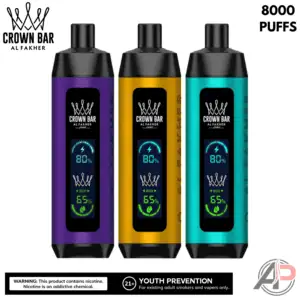 Al Fakher Crown Bar 8000 Puffs Pro DTL Disposable Vape Device