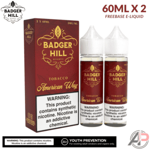 Badger Hill Reserve American Way E-Liquid 120mL