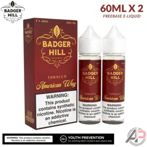 Badger Hill Reserve American Way E-Liquid 120mL