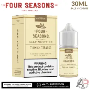 Four Seasons Turkish Tobacco Salt Nicotine 30mL