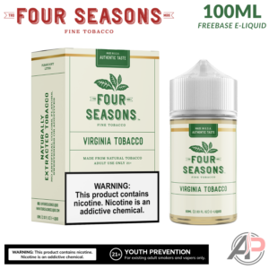 Four Seasons Virginia Tobacco E-Liquid 60mL