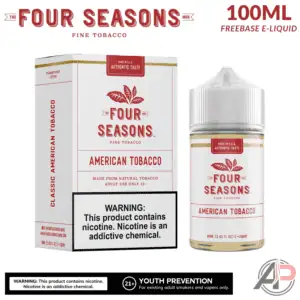 Four Seasons American Tobacco E-Liquid 60mL