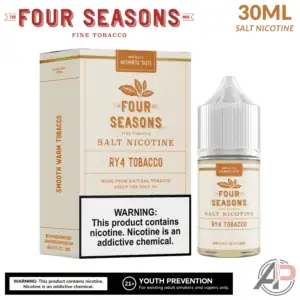 Four Seasons RY4 Tobacco Salt Nicotine 30mL