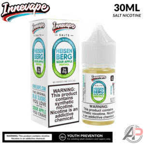 Innevape Heisenberg Sour Apple Menthol Salt Nicotine 30mL