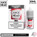 Juice Head Strawberry Cream Salt Nicotine 30mL