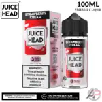 Juice Head Strawberry Cream E-Liquid 100mL