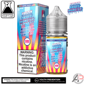 Blueberry Raspberry Lemon Ice Salt Nicotine By Frozen Fruit Monster Vape Labs 30mL