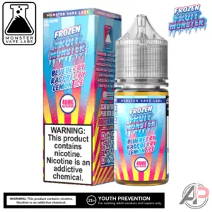 Blueberry Raspberry Lemon Ice Salt Nicotine By Frozen Fruit Monster Vape Labs 30mL