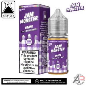 Grape Salt Nicotine By Jam Monster Vape Labs 30mL