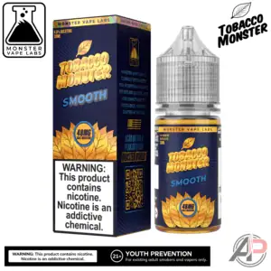 Smooth Tobacco Salt Nicotine By Tobacco Monster Vape Labs 30mL